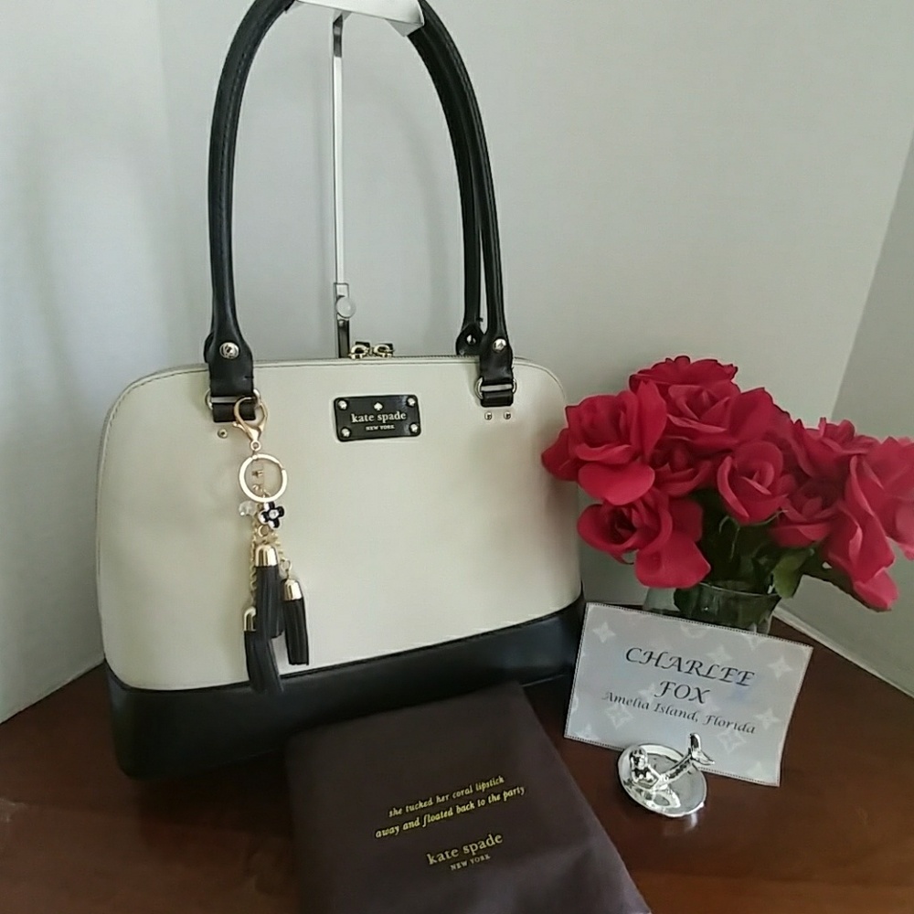 Kate Spade Full Zip Bowling Tote
